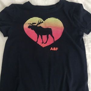 This is a black abercrombie tee